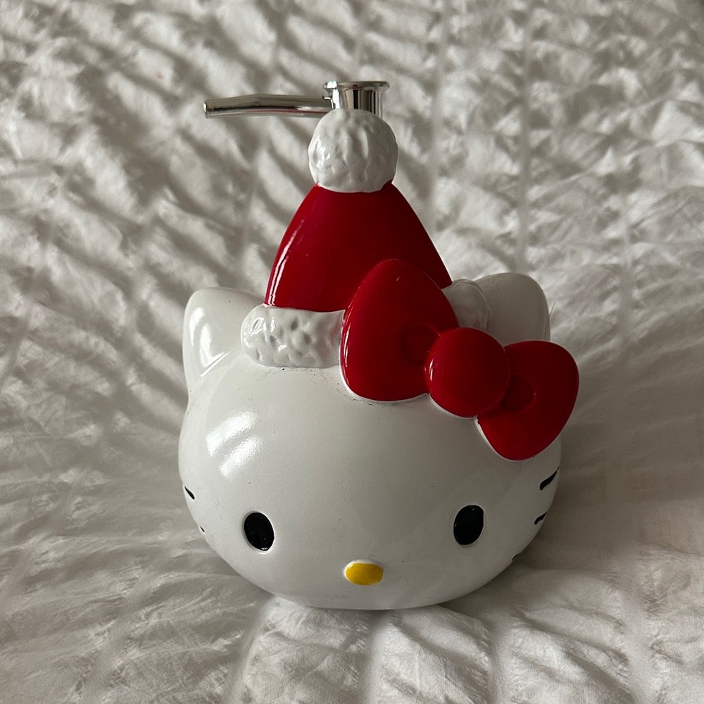 Hello Kitty Red and White Soap Dispenser